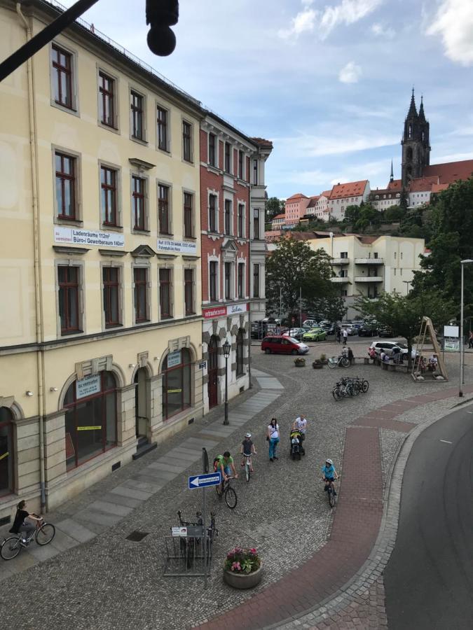 Apartments At Old Town Bridge Altstadt, Elbestrand, Fahrradweg, Schiffsanleger Meißen Buitenkant foto